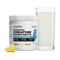 Wellcore Micronised Creatine Monohydrate | Lab Tested | Enhanced Absorption | 100% Pure Creatine(149 g, Lemon Lime)