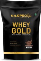 Nakpro GOLD 100% Whey Protein Concentrate Supplement Powder Whey Protein(1 kg, Chocolate)