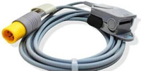 MDSS Original SpO2 Probe for CMS5100, CMS8000 Monitor | 3 Meter Length (Adult) Pulse Oximeter(Grey)