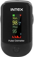 Intex Oxisure IT-OX02 Oxygen Saturation Monitor, Heart Rate and SpO2 Levels Pulse Oximeter(Black)