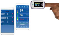 BPL Medical Technologies IOXY APP Connected Finger Tip Pulse Oximeter |High Accuracy|SPO2 - Purple Pulse Oximeter(White)