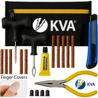 KVA KV-136 Tubeless Tyre Puncture Repair Kit