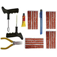 FKOK (Pack of 20 Puncher Strips) Tool Set for Bike & Car Tubeless Tyre Puncture Repair Kit