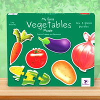 ToyKraftt Vegetables - Puzzle for Toddlers & Preschoolers - 2 Years & Above(18 Pieces)