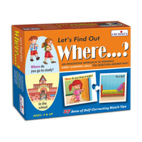 Creative Educational Aids Let's Find Out Where...?(54 Pieces)