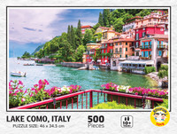 Edufun toys Lake Como, Italy Jigsaw Puzzle for Kids and Adults(500 Pieces)