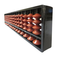 DCS Plastic Abacus Arithmetic Kids Calculating Tool 17 Digits(Multicolor)