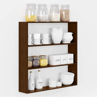 Arham Handicraft WE SHELF A WALL HANGING PRODUCT MDF (Medium Density Fiber) Wall Shelf(Number of Shelves - 4, Brown)