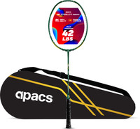 apacs Z-Ziggler Reborn Max Energy & Power | 42LBS Hi-Tension | Slim Shaft | Head Heavy Green Unstrung Badminton Racquet(Pack of: 1, 84 g)