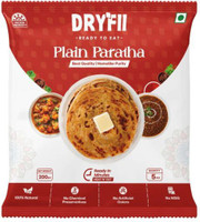 Dryfii Ready-to-Eat Plain Paratha Pack of 1 (5 Pieces, 250g)(5 Pieces)