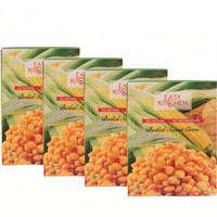 Easy Kitchen Ready to Eat / Cook - Boiled American Sweet Corn (Pack of 4 - 225 g Each)(900 g)