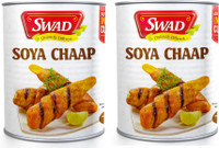 SWAD Soya Chaap in Brine | Chunks on Stick | Rich in Plant Protein (Vegan)(1700 g)