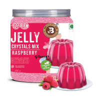 Brew Lab Jelly Crystal Mix For Making Jelly -Raspberry Flavor | Easy To Make | No Gelatin 250 g
