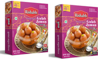 Rishabh Gulab Jamun Instatnt Mix Powder 400 g(Pack of 2)