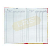 LRS Ledger Register 90 Pages - Pack of 1 - 32*20 cm 1-Part Ledger Register(60 Sets)