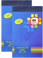First Click Pack of 2 Booklet Duplicate Books 1 Original + 1 Copy for Record Notebook 1-Part Duplicate Books(100 Sets)