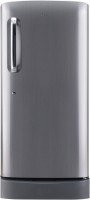 LG 205 L Direct Cool Single Door 5 Star Refrigerator with Base Drawer(Shiny Steel, GL-D221APZU)