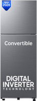 Samsung 236 L Frost Free Double Door 3 Star Refrigerator  with Convertible, Digital Inverter, 2026 Model(REFINED INOX, RT40H28U3THL)