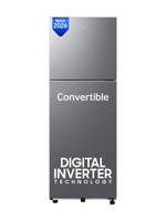 Samsung 236 L Frost Free Double Door 3 Star Refrigerator  with Convertible, Digital Inverter, 2026 Model(REFINED INOX, RT40H28U3THL)