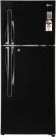 LG 260 L Direct Cool Double Door 3 Star Convertible Refrigerator(BLACK, GL-T292RESX)