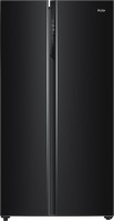Haier 630 L Frost Free Side by Side Convertible Refrigerator(Black Steel, HRS-682KS) (Haier)  Buy Online