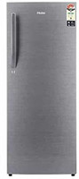 Haier 220 L Direct Cool Single Door 4 Star Refrigerator(SILVER, HRD-2204BS-F)