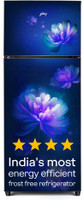 Godrej 244 L Frost Free Double Door 4 Star Refrigerator  with AI Powered | Convertible Freezer 6-In-1 | 95%+ Food Surface Disinfection | Inverter Compressor(Lisa Blue, RT EONVALOR 280D RCIF LA BL)