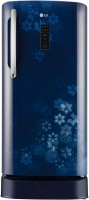 View LG 204 L Direct Cool Single Door 4 Star Refrigerator with Base Drawer(Blue Quartz, GL-D211CBQY)  Price Online