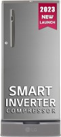 LG 185 L Direct Cool Single Door 4 Star Refrigerator(Shiny Steel, GL-D199OPZY)