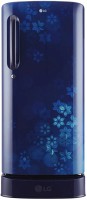 View LG 190 L Direct Cool Single Door 3 Star Refrigerator(Blue Quartz, GL-D201ABQD)  Price Online