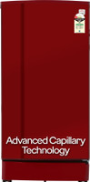 Godrej 180 L Direct Cool Single Door 1 Star Refrigerator  with Advanced Capillary Technology with Toughened Glass Shelves(Red, RD EDGE 190A TRF ST WN)