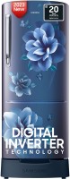 SAMSUNG 183 L Direct Cool Single Door 4 Star Refrigerator with Base Drawer  with Digital Inverter(Camellia Blue, RR20C1824CU/HL)