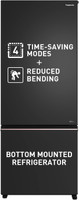 Panasonic 357 L Frost Free Double Door 2 Star Refrigerator(Black, NR-BK415BQKN)