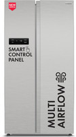 MarQ by Flipkart 584 L Frost Free Side by Side Refrigerator  with Smart Control Panel, Fresh Lock and Multi Airflow Technology(Silver, 584MS025MQS)