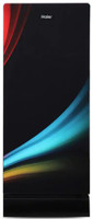 Haier 195 L Direct Cool Single Door 4 Star Refrigerator with Base Drawer(Prism Glass, HRD-1954PPG-E)