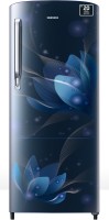 View SAMSUNG 183 L Direct Cool Single Door 3 Star Refrigerator  with Digital Inverter(Saffron Blue, RR20C1723U8/HL) Price Online(Samsung)