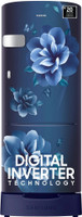 Samsung 223 L Direct Cool Single Door 3 Star Refrigerator with Base Drawer  with Digital Inverter(Camellia Blue, RR24D2Z23CU/NL)