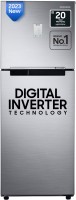SAMSUNG 236 L Frost Free Double Door 2 Star Refrigerator  with Digital Inverter(Elegant Inox, RT28C3452S8/HL)