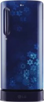 LG 190 L Direct Cool Single Door 5 Star Refrigerator(Blue Quartz, GL-D201ABQZ)
