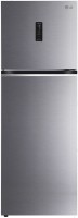 LG 360 L Frost Free Double Door 3 Star Convertible Refrigerator  with Smart Inverter Technology & Wi-Fi , Door Cooling+(Dazzle Steel, GL-T382VDSX)