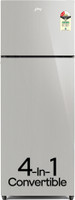Godrej 308 L Frost Free Double Door 2 Star Refrigerator  with Powered by AI Tech With 4-In-1 Convertible Modes And 95%+ Food Surface Disinfection(Steel Rush, RF EON 331B RCIT ST RH)