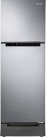 SAMSUNG 253 L Frost Free Double Door 2 Star Refrigerator with Base Drawer(Elegant Inox, RT28T3122S8/HL)