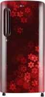 LG 190 L Direct Cool Single Door 3 Star Refrigerator(Scarlet Quartz, GL-B201ASQD)   Refrigerator  (LG)