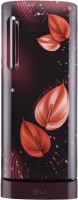 LG 235 L Direct Cool Single Door 3 Star Refrigerator with Base Drawer(Scarlet Victoria, GL-D241ASVD) (LG) Delhi Buy Online
