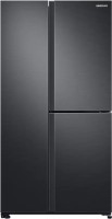 View SAMSUNG 634 L Frost Free Side by Side Refrigerator(Gentle Black Matt, RS73R5561B4/TL) Price Online(Samsung)