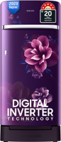 SAMSUNG 189 L Direct Cool Single Door 5 Star Refrigerator with Base Drawer  with Digital Inverter(Camellia Purple, RR21C2H25CR/HL)