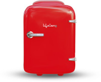 Lifelong 4 L Thermoelectric Cooling Single Door Refrigerator(Red, LLPR04R)
