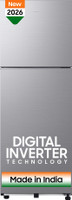 Samsung 236 L Frost Free Double Door 3 Star Refrigerator  with Digital Inverter, 2026 Model(GRAY SILVER, RT40H28W3QHL)