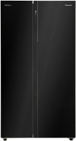 Panasonic 592 L Frost Free Side by Side Refrigerator  with Wifi Connectivity(Black Steel, NR-BS62MKX1)   Refrigerator  (Panasonic)