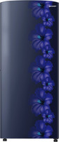Sharp 187 L Direct Cool Single Door 2 Star Refrigerator(Hibuscus Blue, SJ-DF207N2-PBR)
